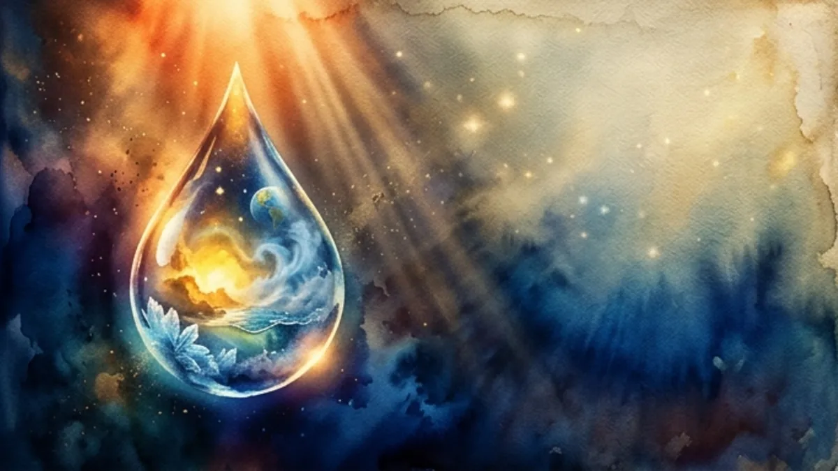 The Universe in a Drop of Water