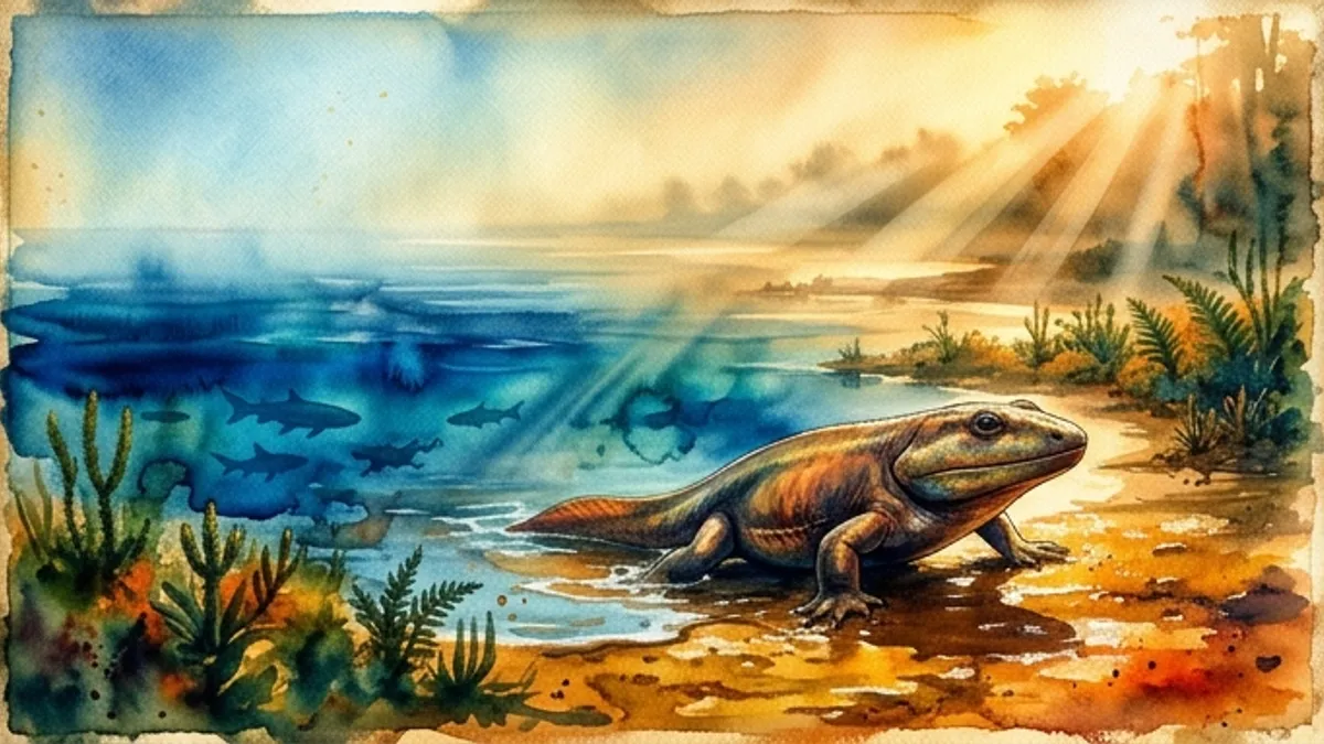The First Steps onto Land